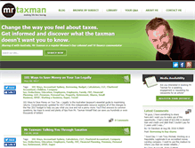 Tablet Screenshot of mrtaxman.com.au